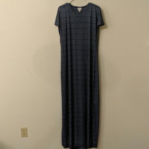 Lularoe Maria Maxi in Heather blue L
